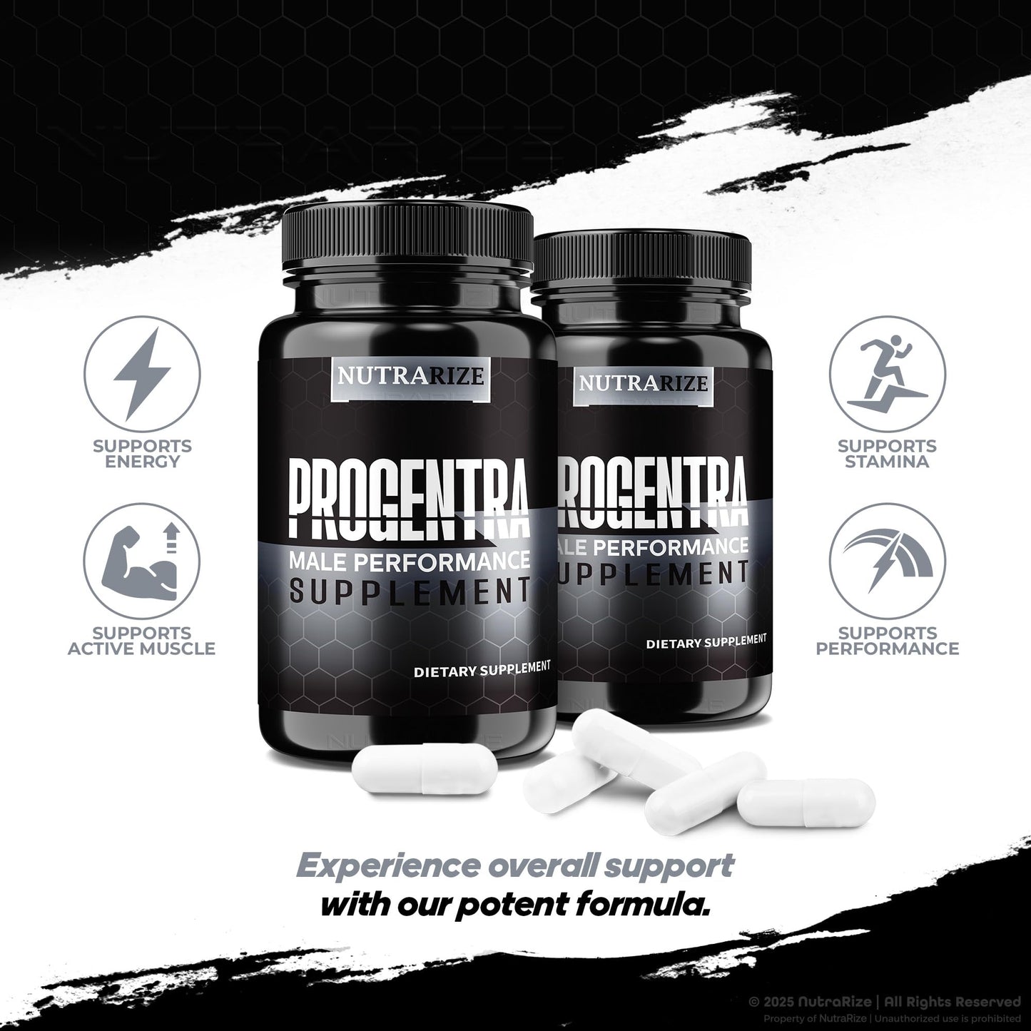 NutraRize Progentra Male Pills Capsule 300 Capsules