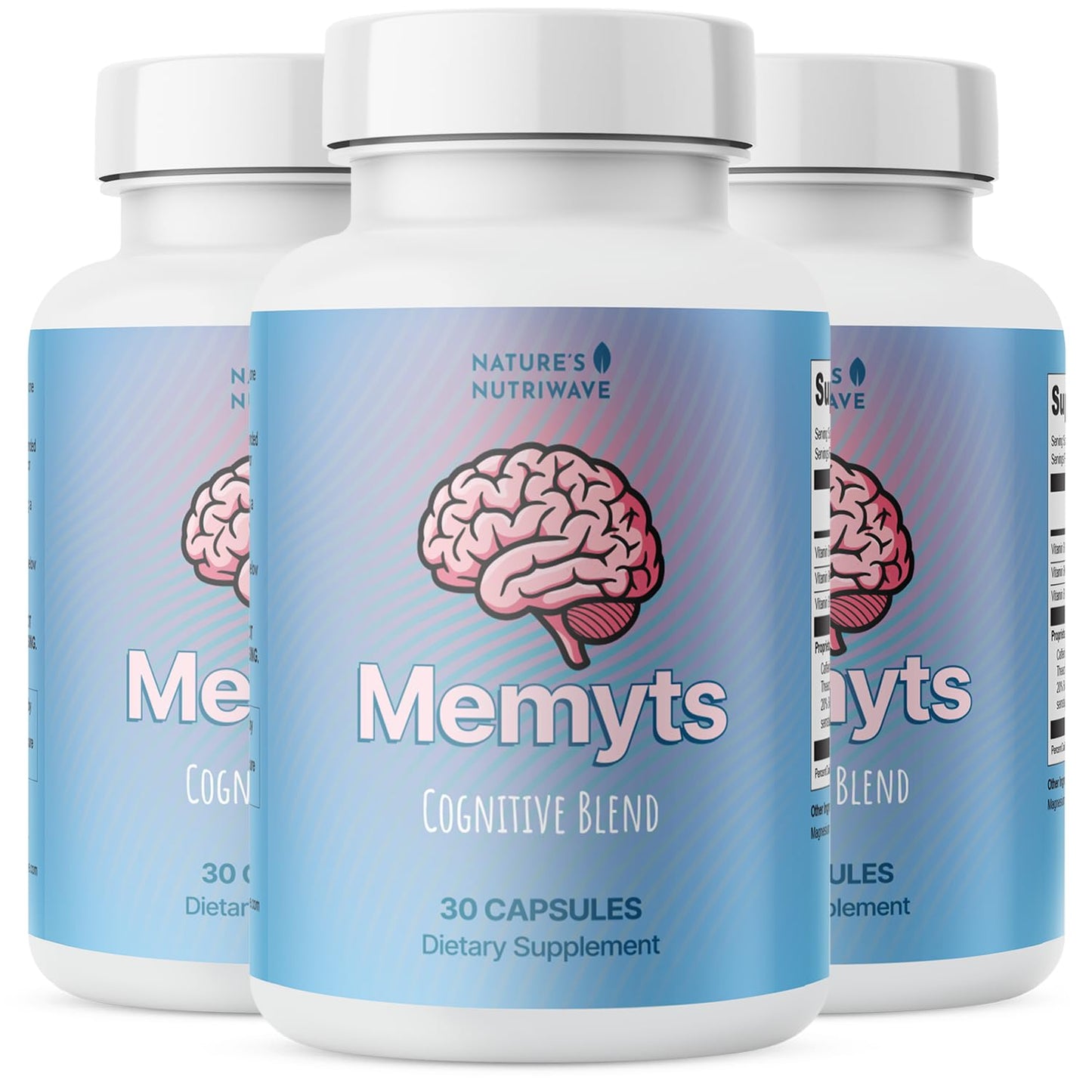 Nature’s NutriWave Memyts B Vitamins & Herbal Extract Capsules, Capsule, 90 Count