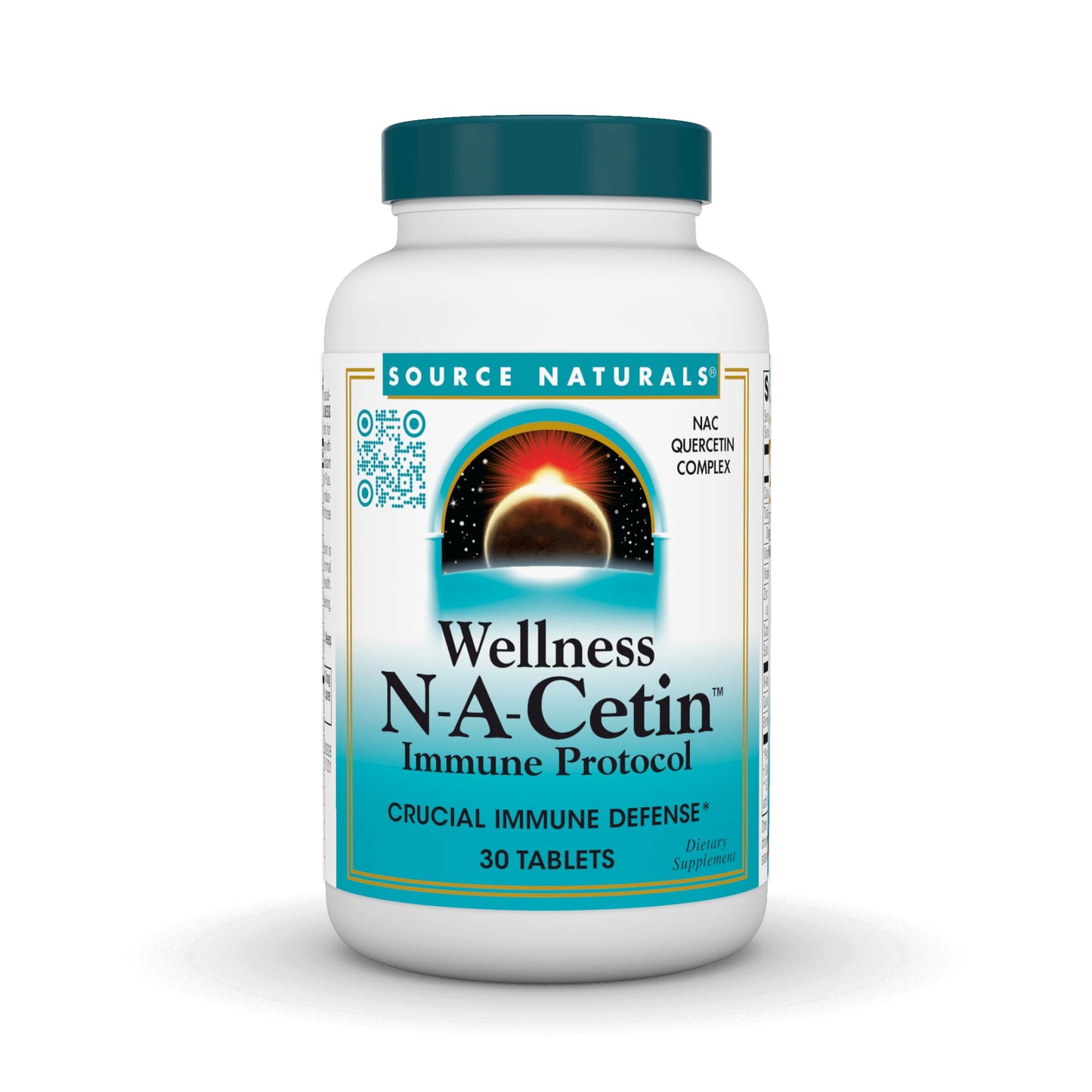 Source Naturals Wellness N-A-Cetin Immune Protocol, Crucial Immune Defense, 30 Tablets
