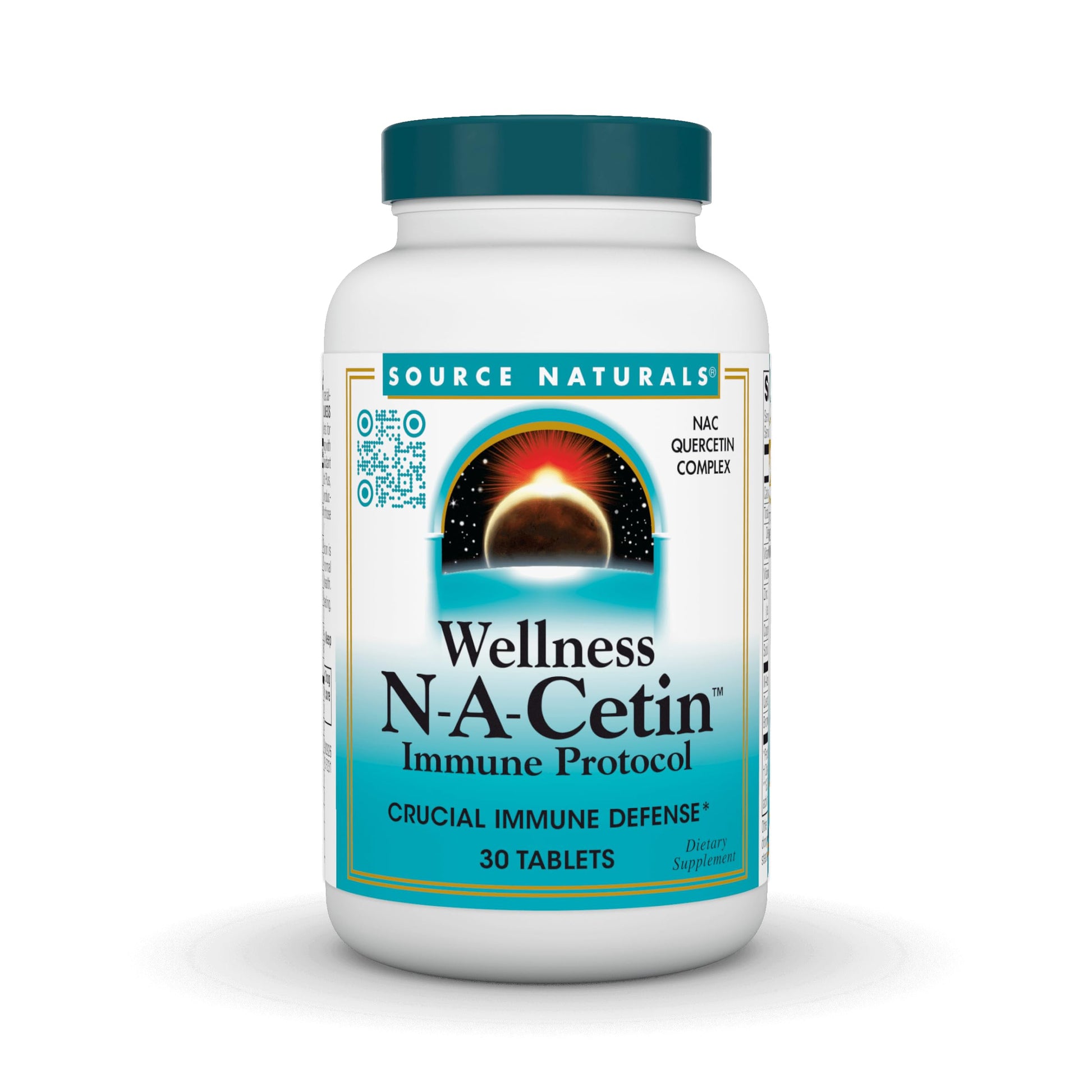 Source Naturals Wellness N-A-Cetin Immune Protocol, Crucial Immune Defense, 30 Tablets