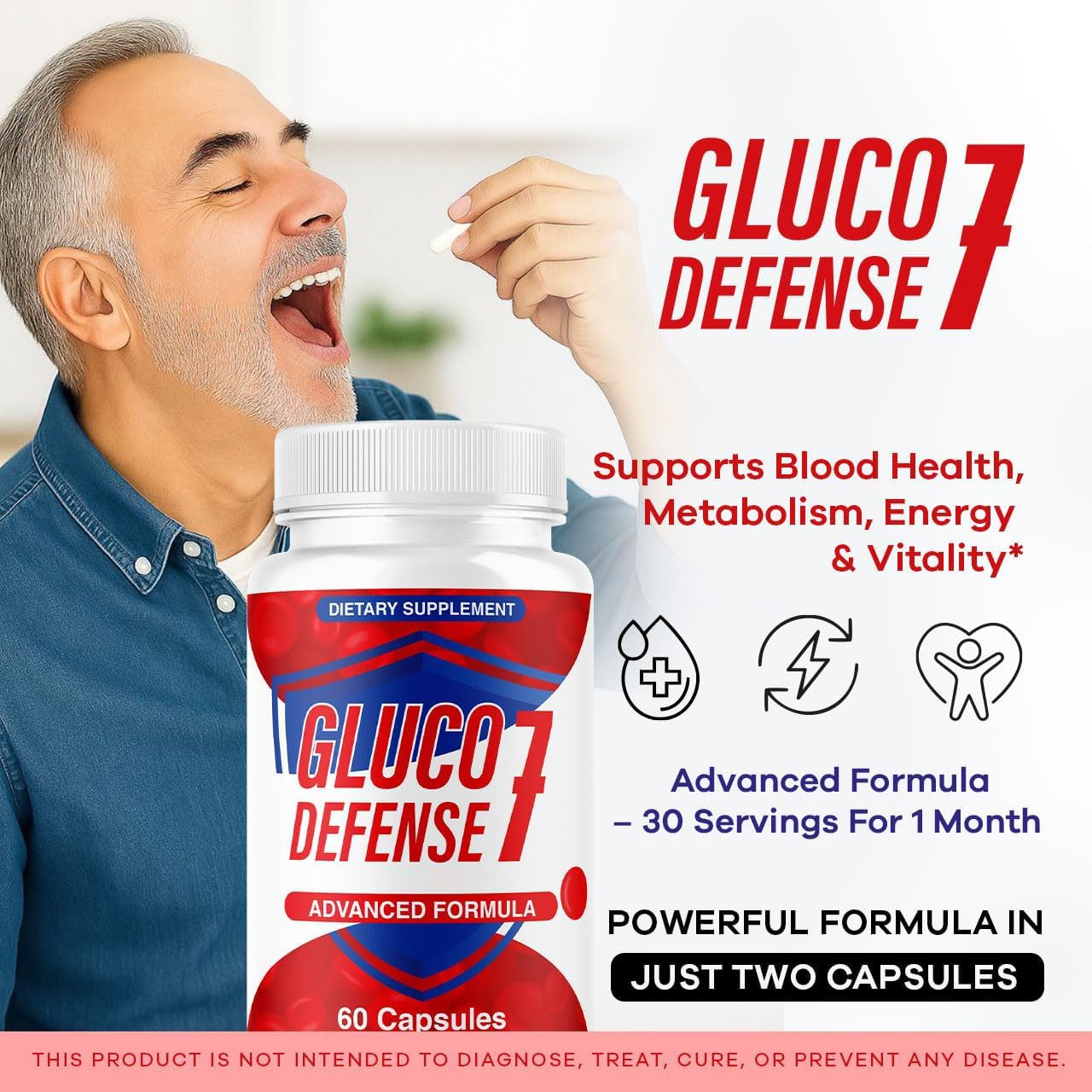Valdivia GlucoDefense 7 Capsules, 300 Capsules
