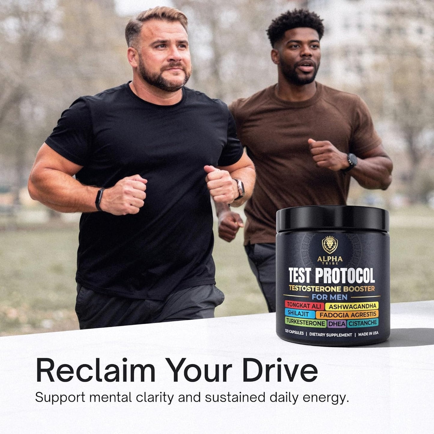 Alpha Tribe Test Protocol Elite Natural Testosterone for Men Capsules 1080