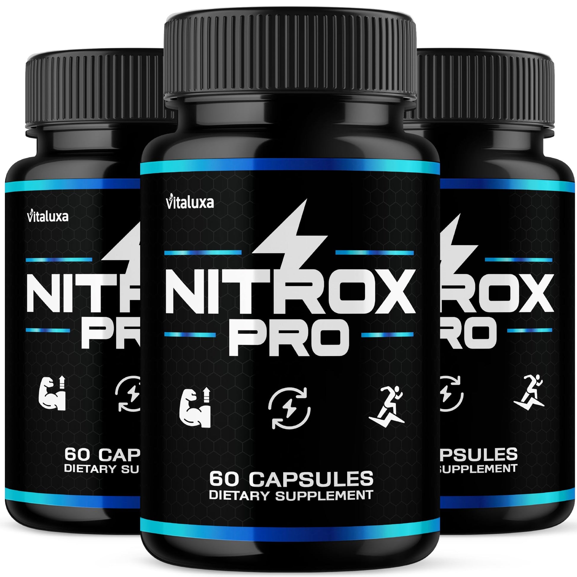 Vitaluxa Nitrox Pro Capsules, 180 Count