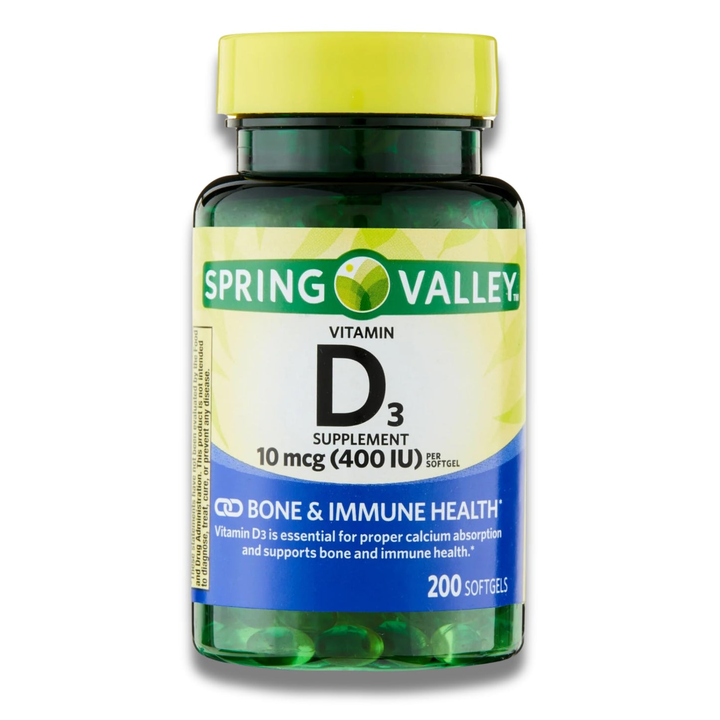 Generic Vitamin D3 Softgels 200 Count