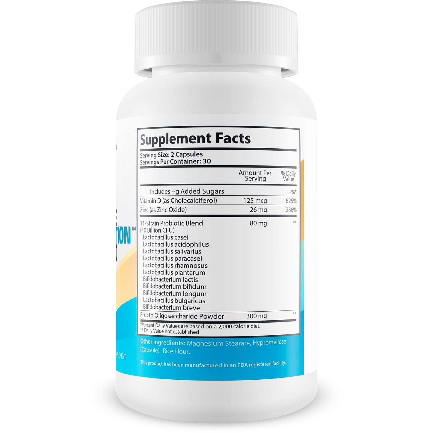 New Vibrations Nutrition Biblical Super Foods Ultimate Gut Restoration Probiotic Capsule 60 Count