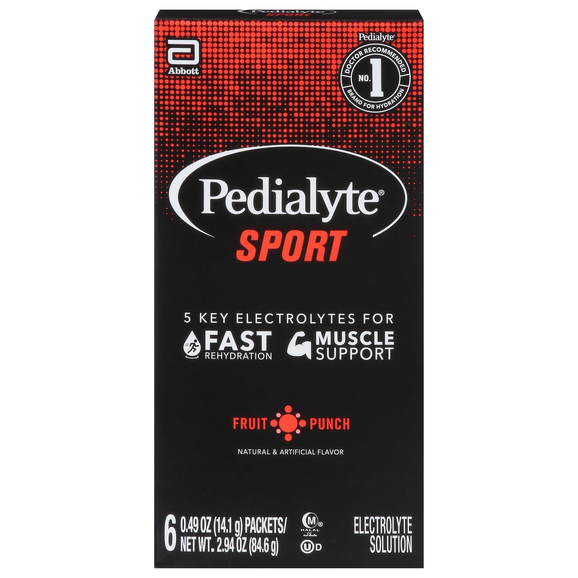 Pedialyte Sport Powder Fruit Punch 1