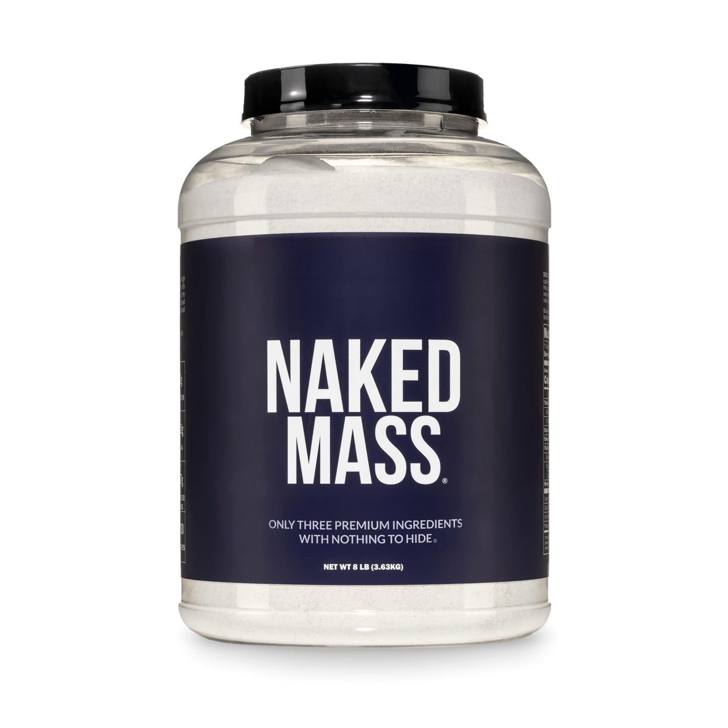 NAKED Mass Natural Weight Gainer Protein Powder 128 Servings