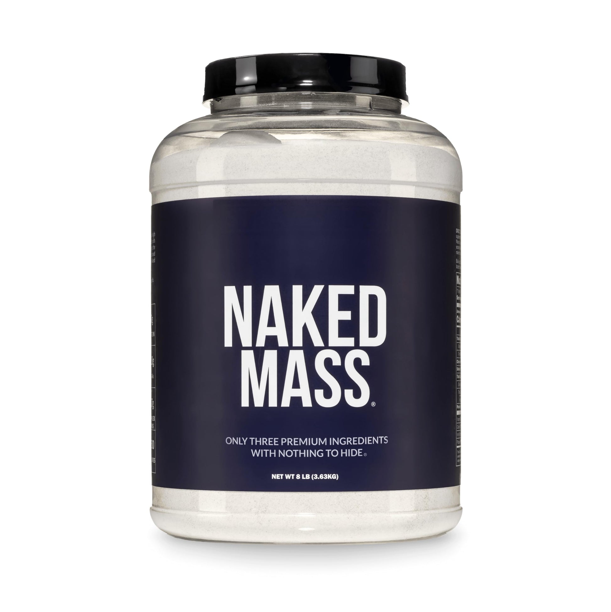 NAKED Mass Natural Weight Gainer Protein Powder 128 Servings