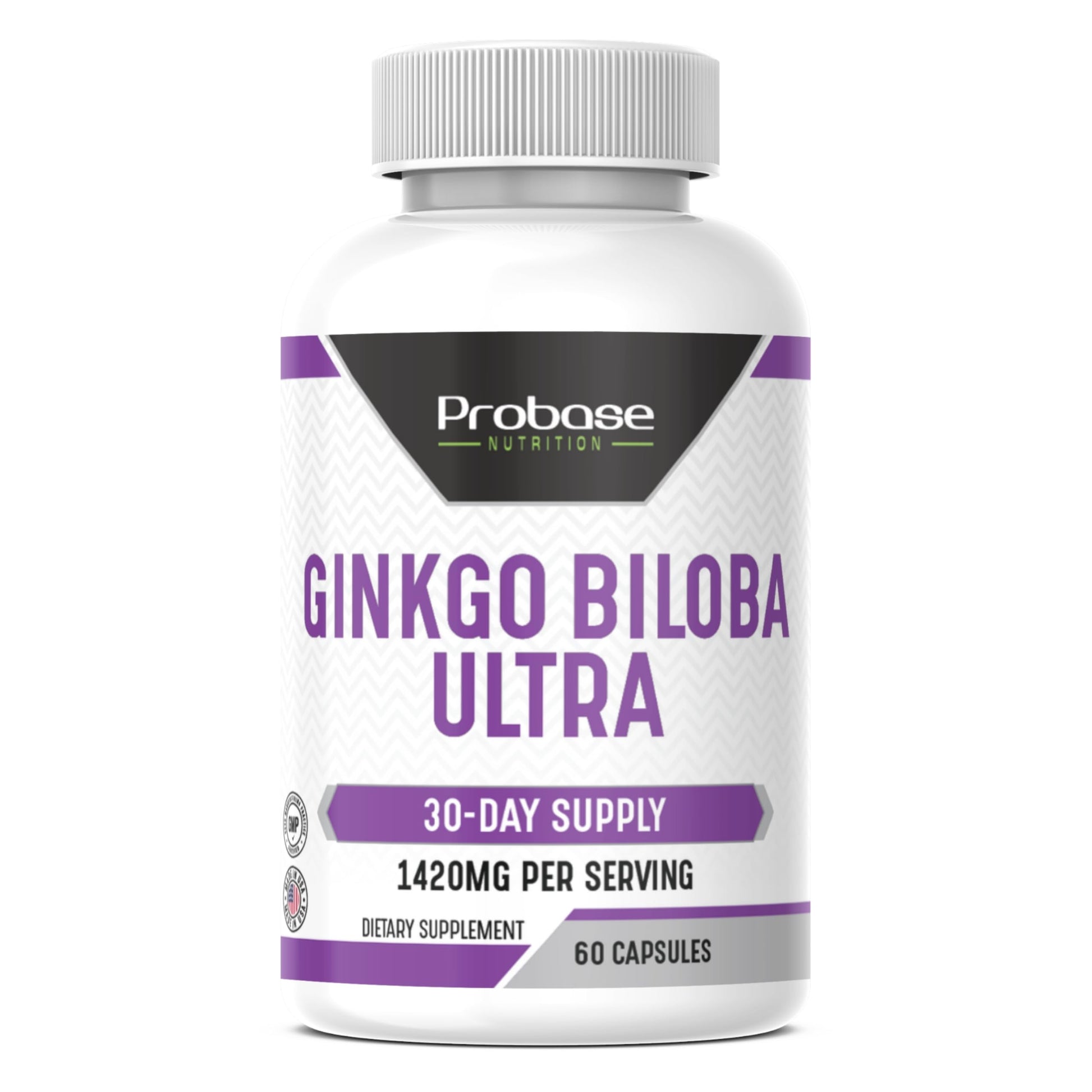 Probase Nutrition Ginkgo Biloba Ultra Capsules 60 Count