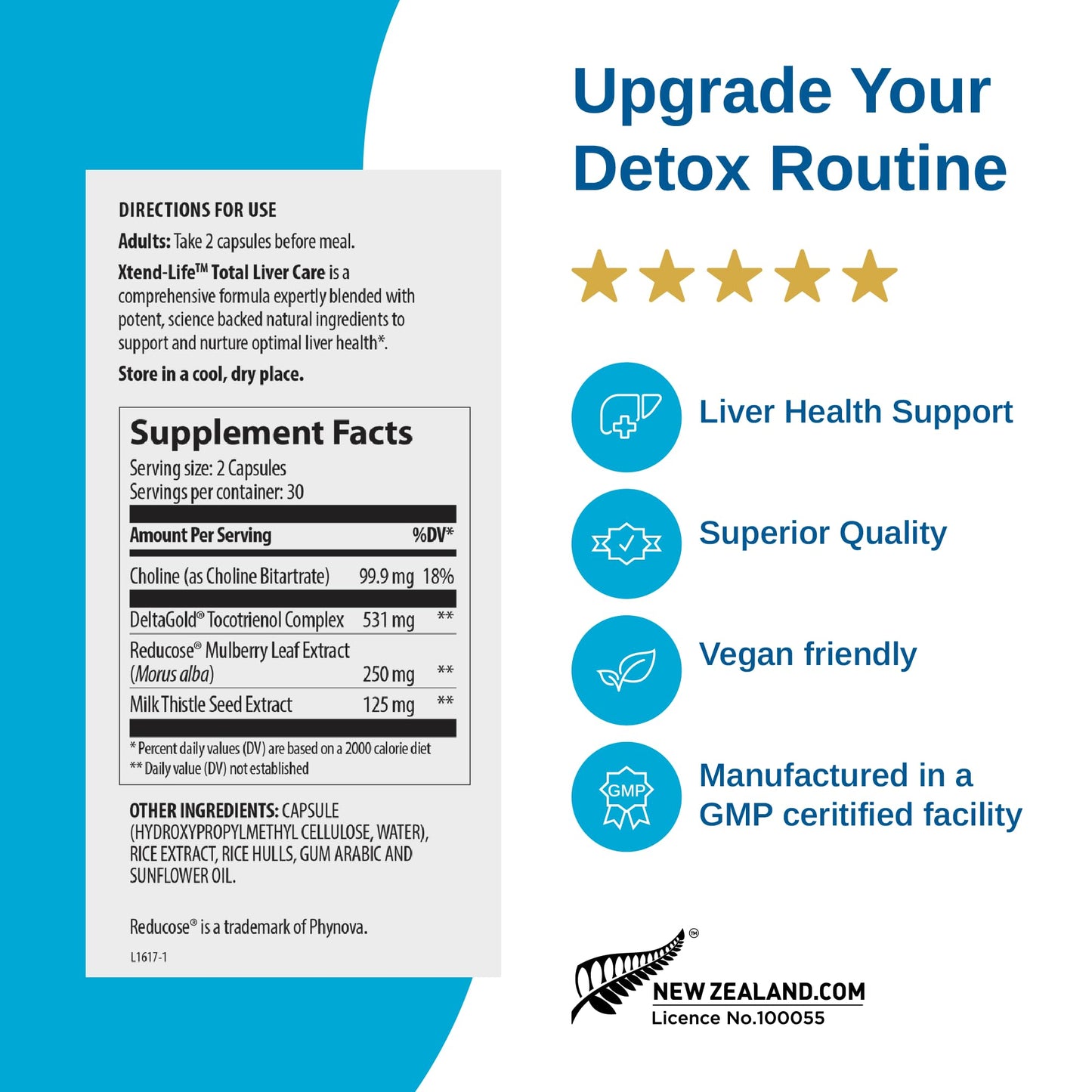 Xtendlife Total Liver Care Supplement Capsules 60