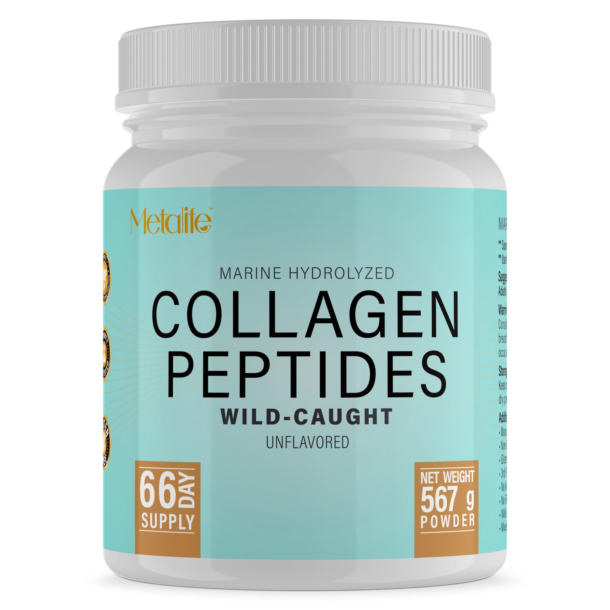 METALIFE Marine Collagen Powder 20 Oz