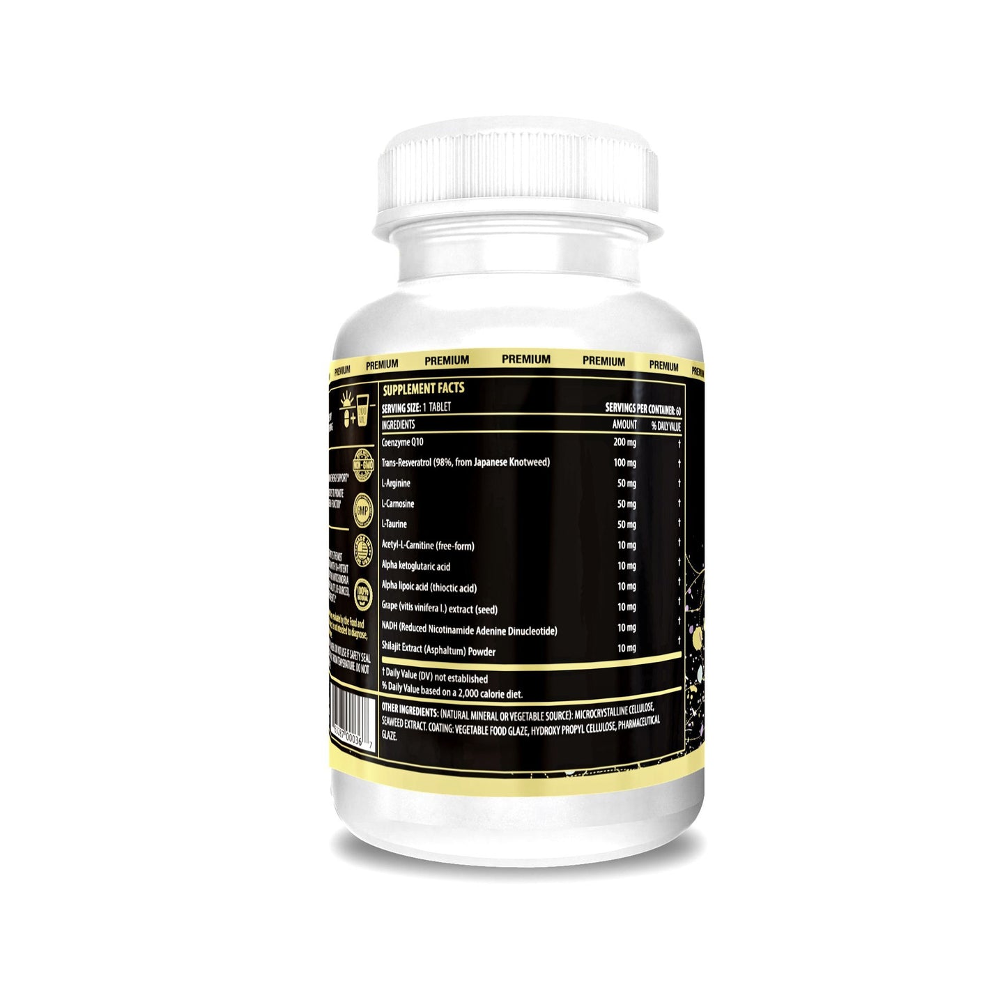 ACTIF Mitochondrial Mega Support with 10+ Advanced Factors Tablets, 60 Count