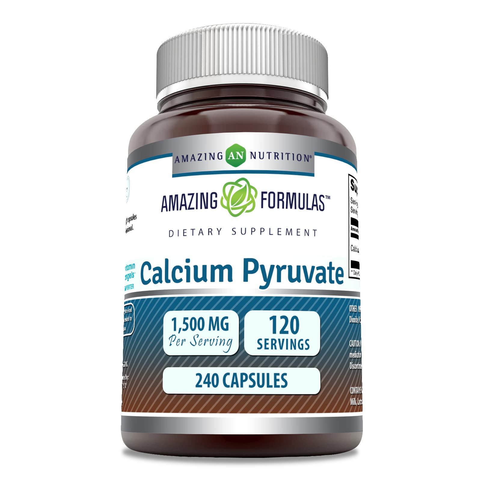 Amazing Nutrition Calcium Pyruvate Supplement Capsule, 1 Count