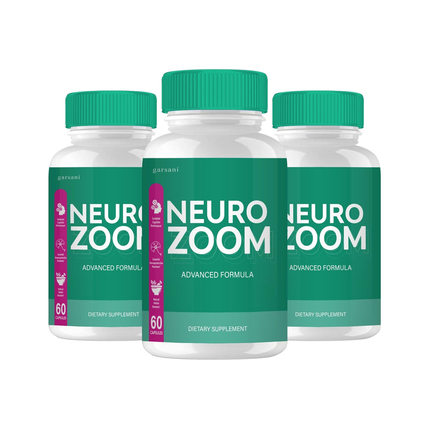 Garsani Neuro Zoom Advanced Capsule Formula 180 Capsules