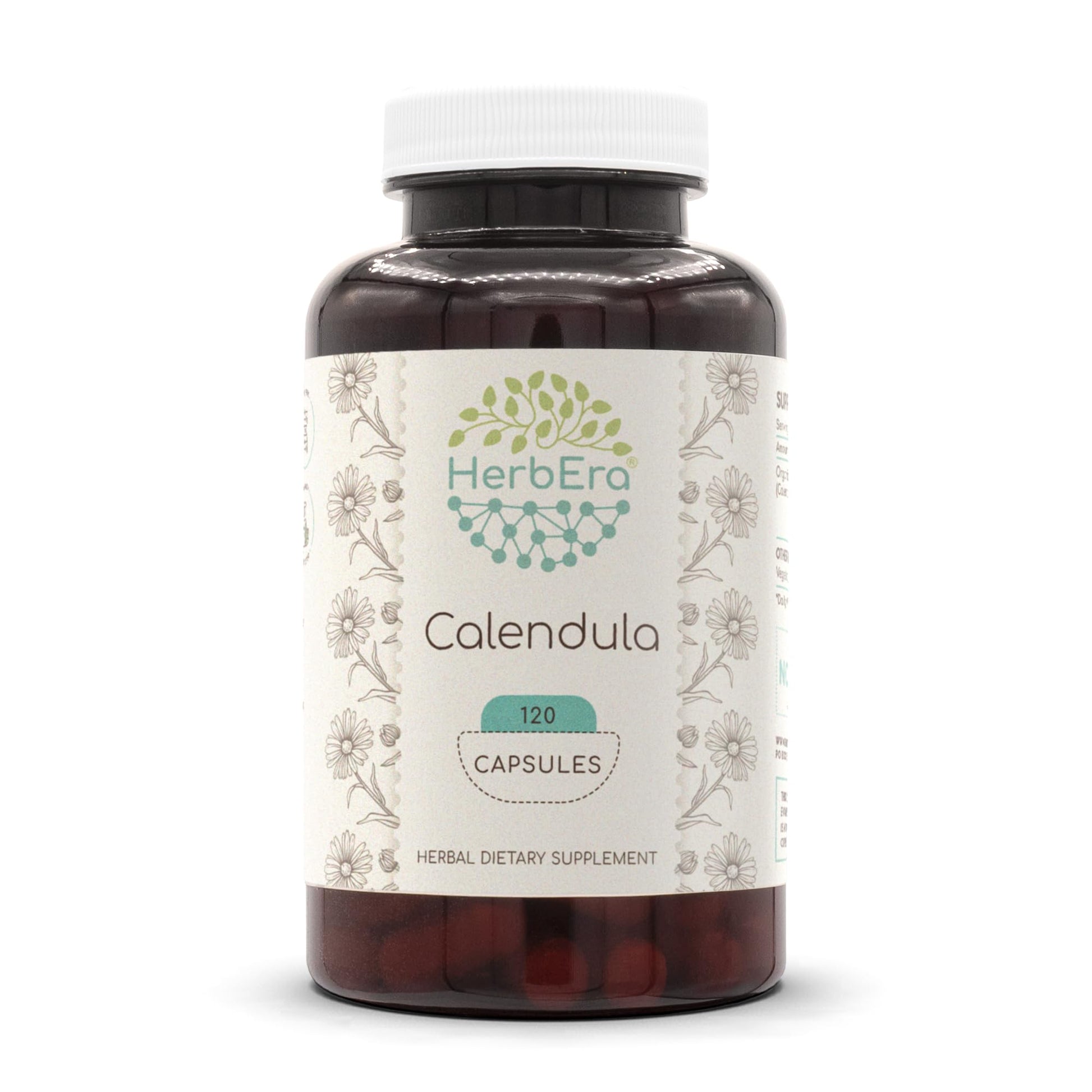HerbEra Calendula Capsules 120 Count