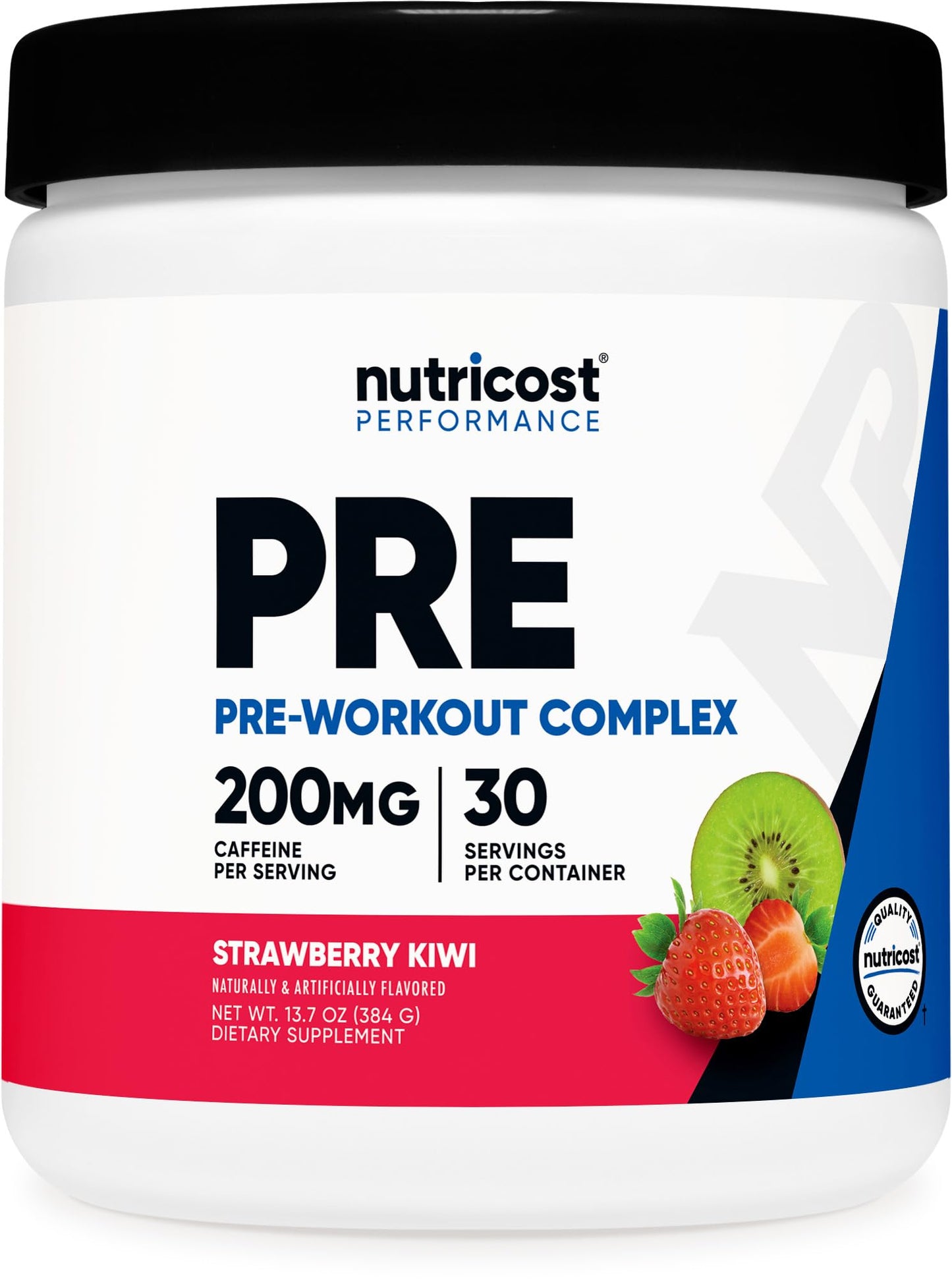 Nutricost Pre-Workout Powder Strawberry Kiwi 30 Servings