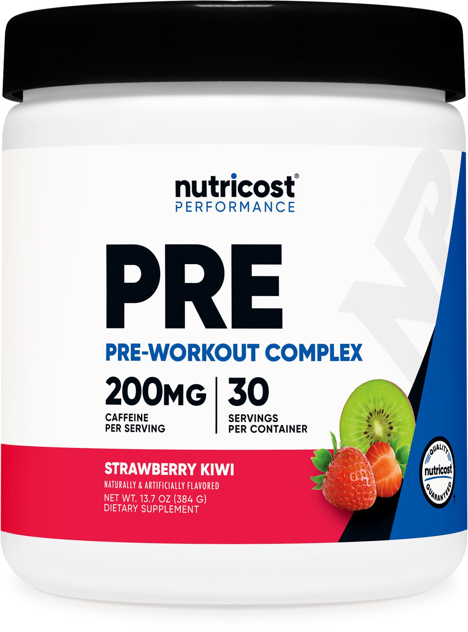 Nutricost Pre-Workout Powder Strawberry Kiwi 30 Servings