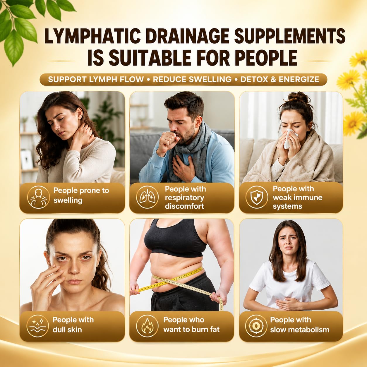 Unipower Lymphatic Drainage Capsules, 1 Count