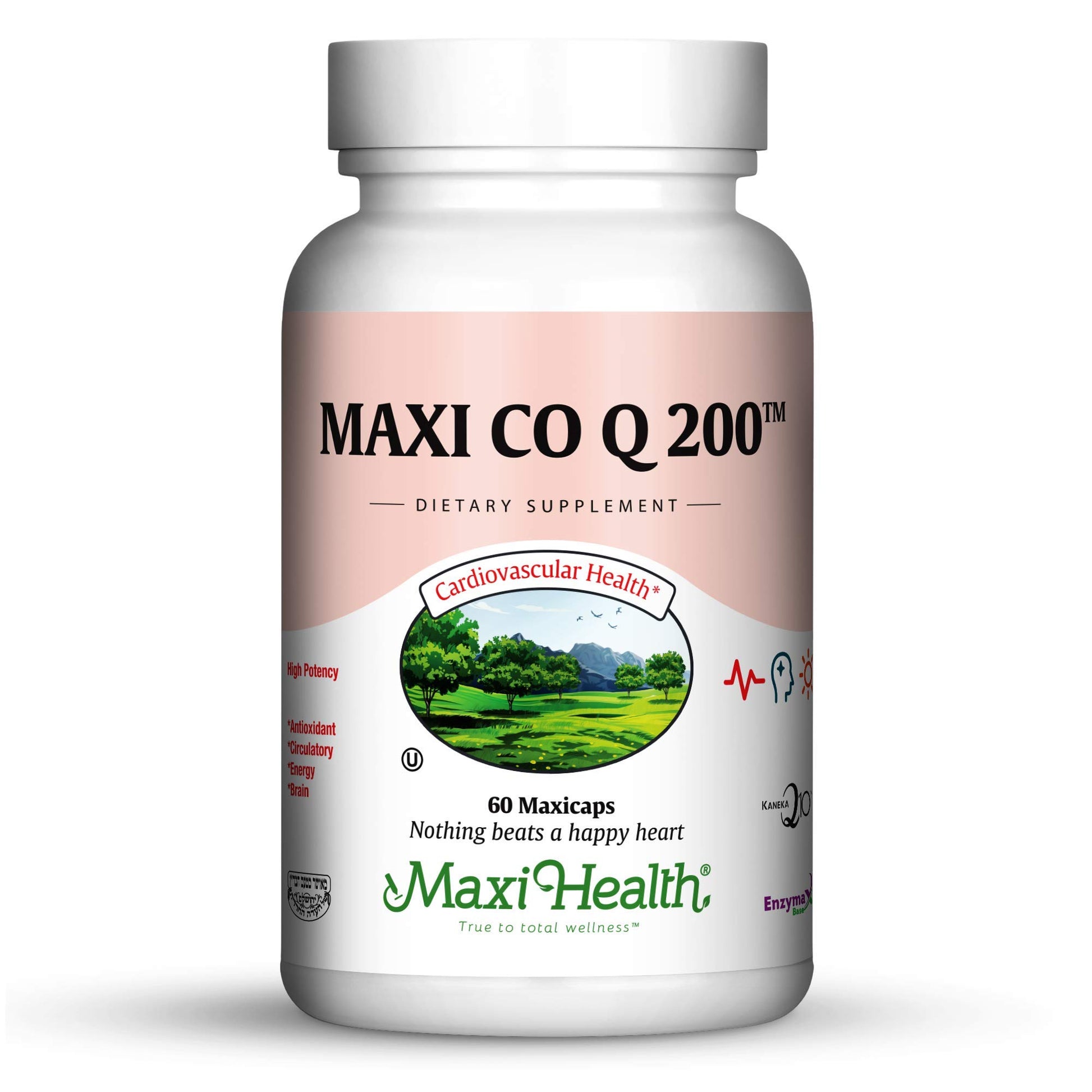 Maxi Health COQ10 200mg Capsules, 60 Count