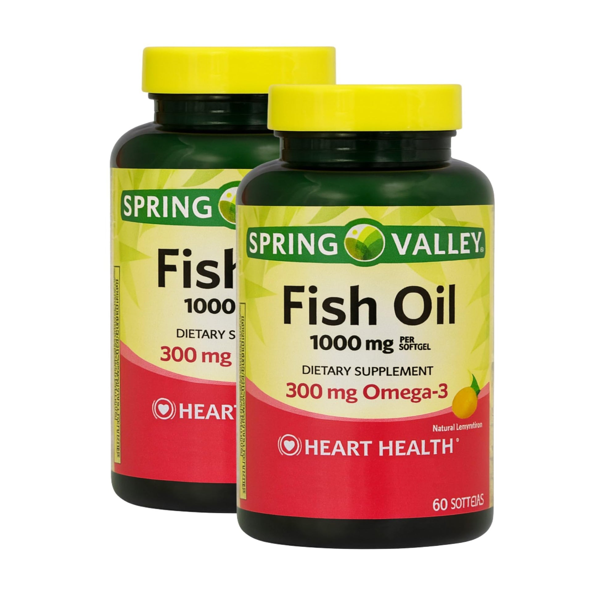 Unique Bundle Store Omega-3 Fish Oil 1000mg Softgels 120 Count