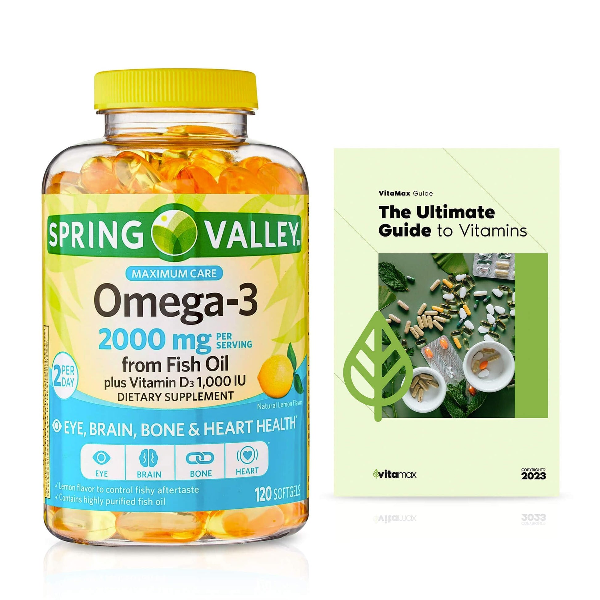 Generic Omega-3 from Fish Oil 2000 mg Softgel, 120 Count