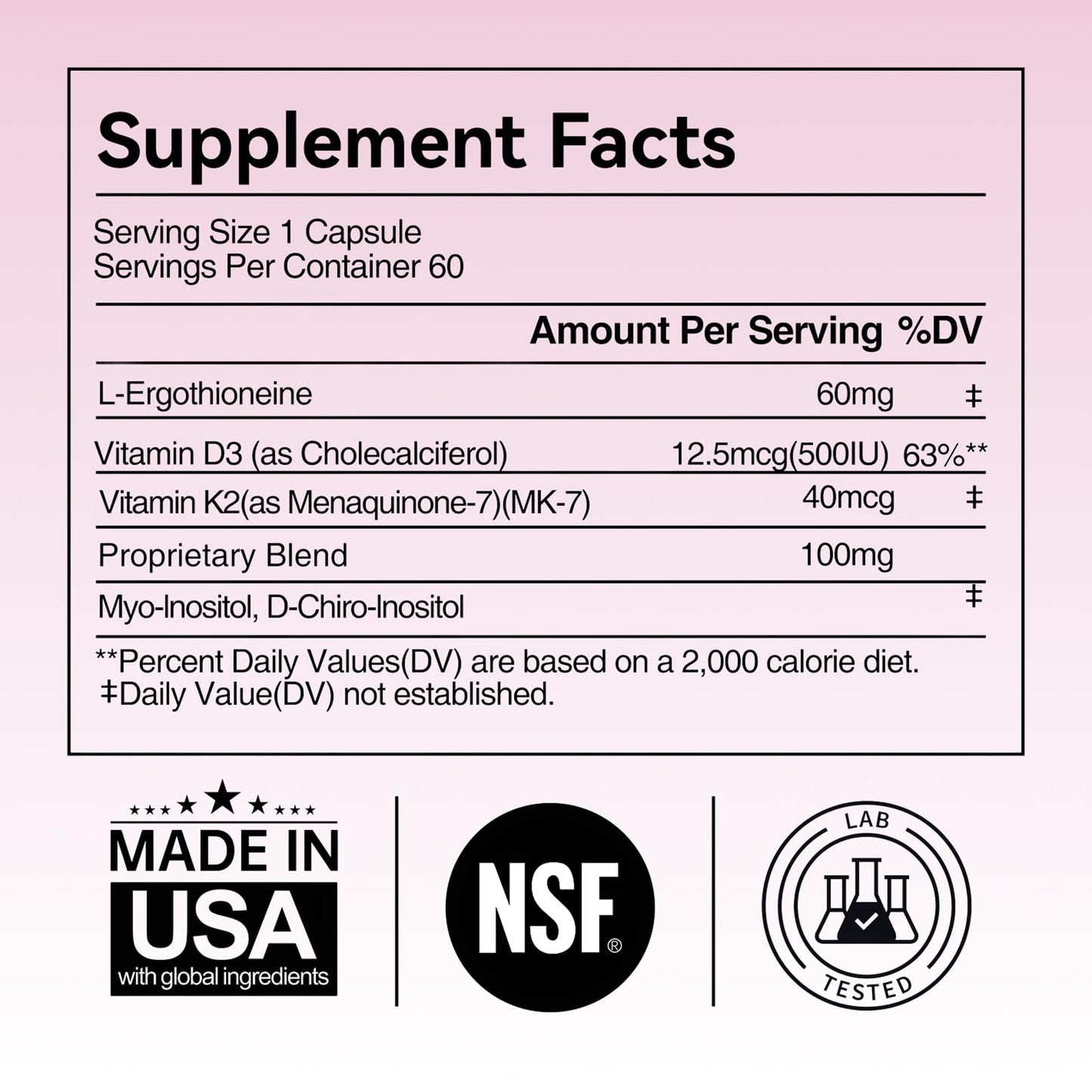 GENEIII Women's Hormonal Health Supplement Capsule 60 Count