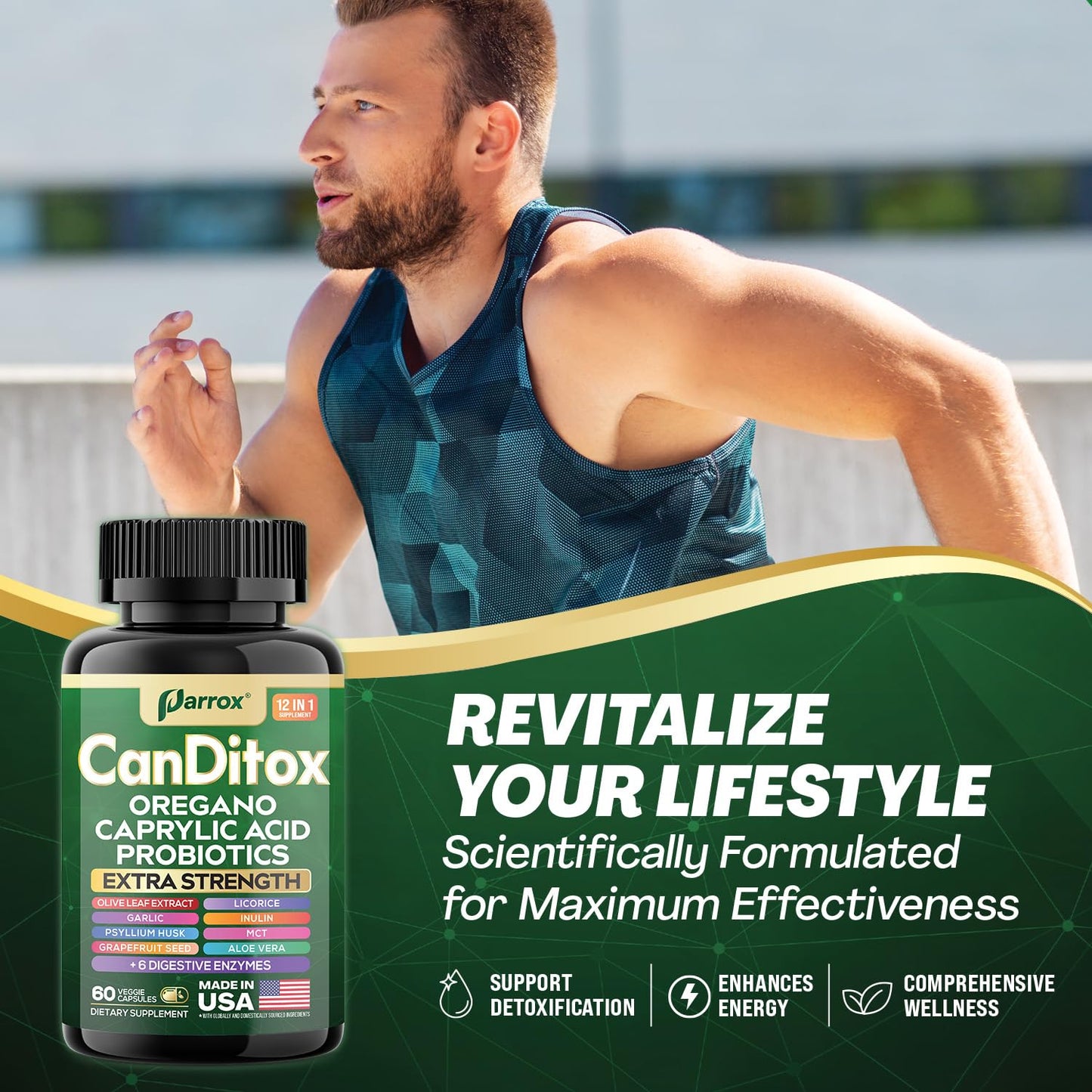 Parrox Canditox 60 Capsules