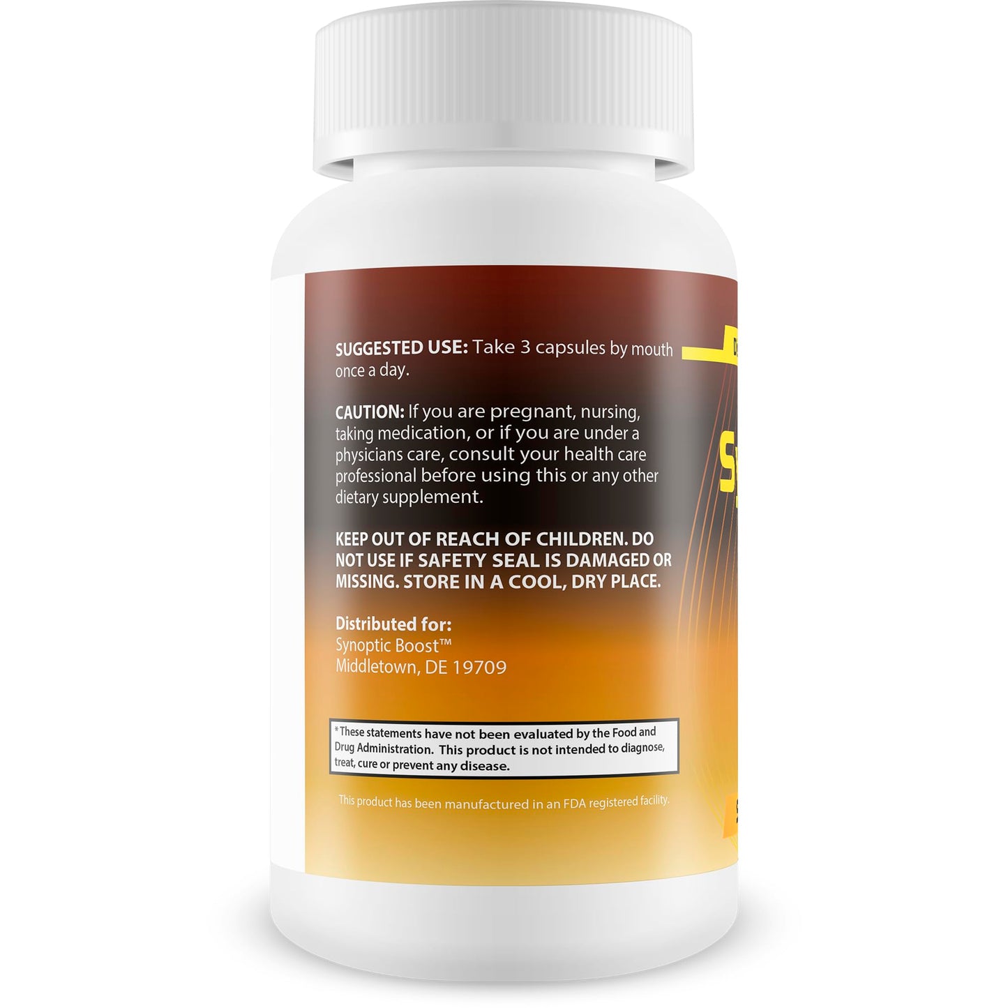 Synoptic Boost Supplement Vitamin Version 8802853 Capsule 90 Count