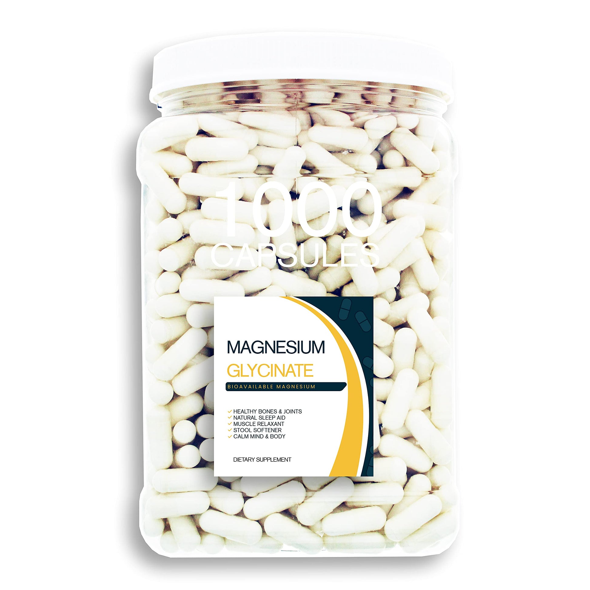 Bulk Buy Magnesium Glycinate Capsules 1000 Count