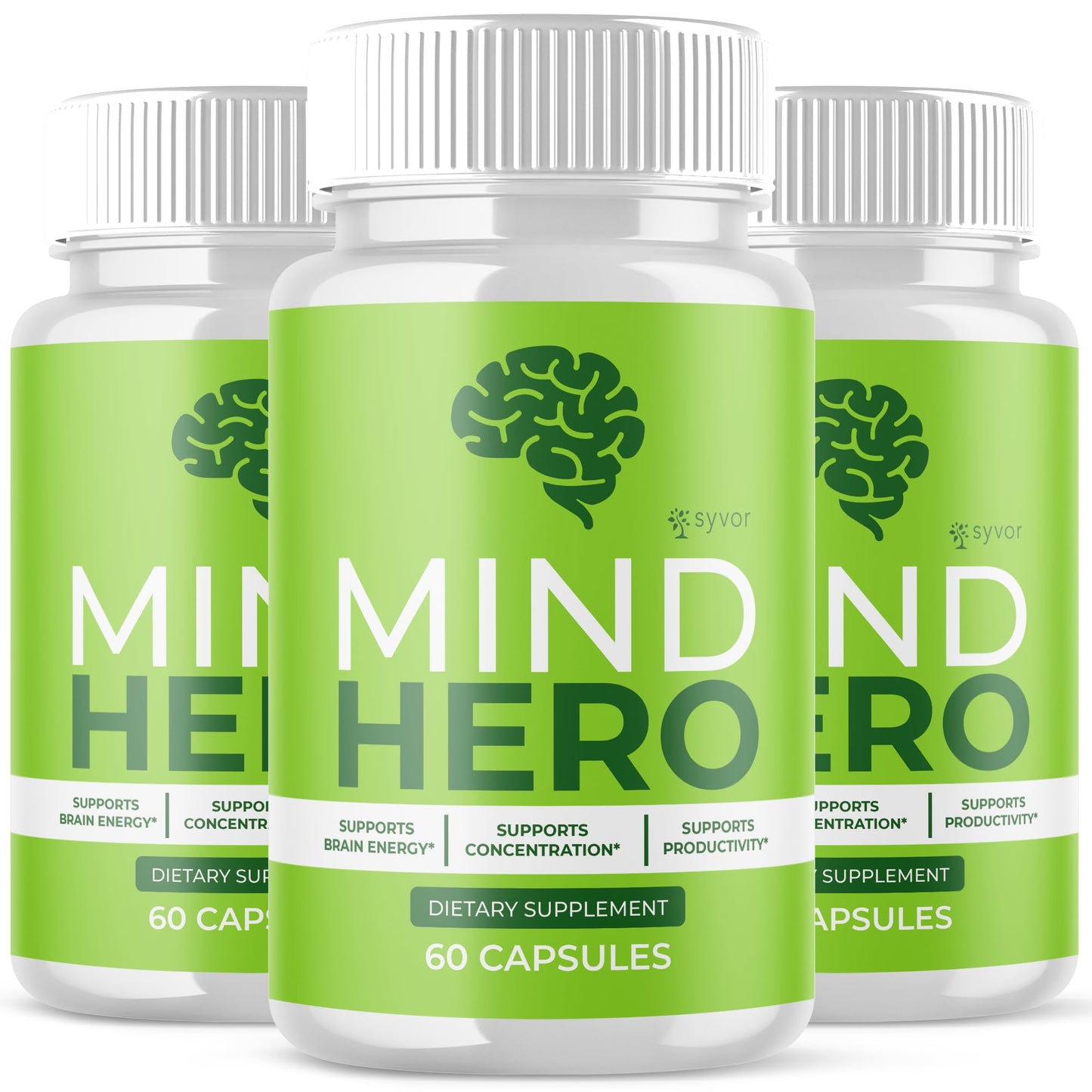 Syvor Mind Hero Capsules, 180 Capsules