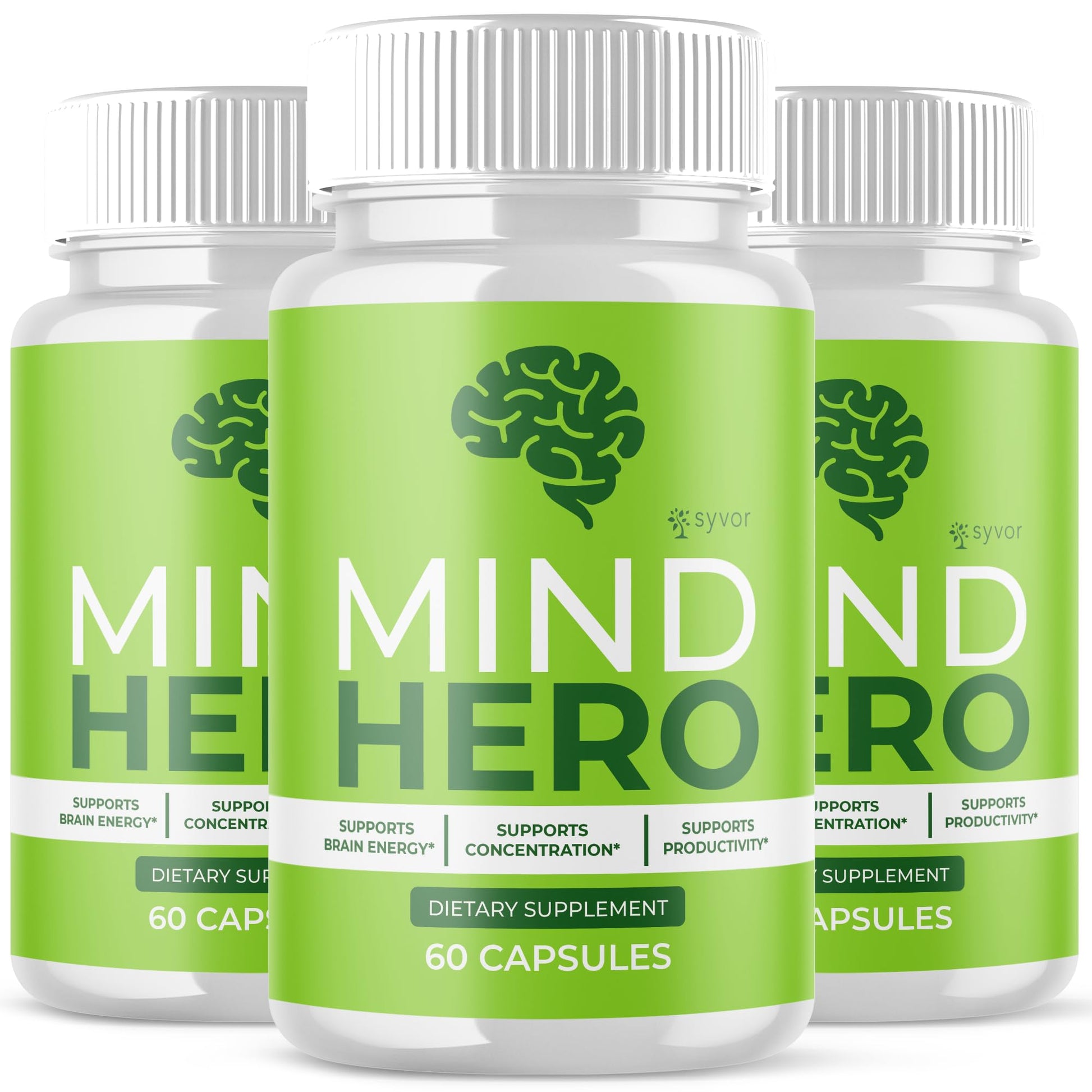 Syvor Mind Hero Capsules, 180 Capsules