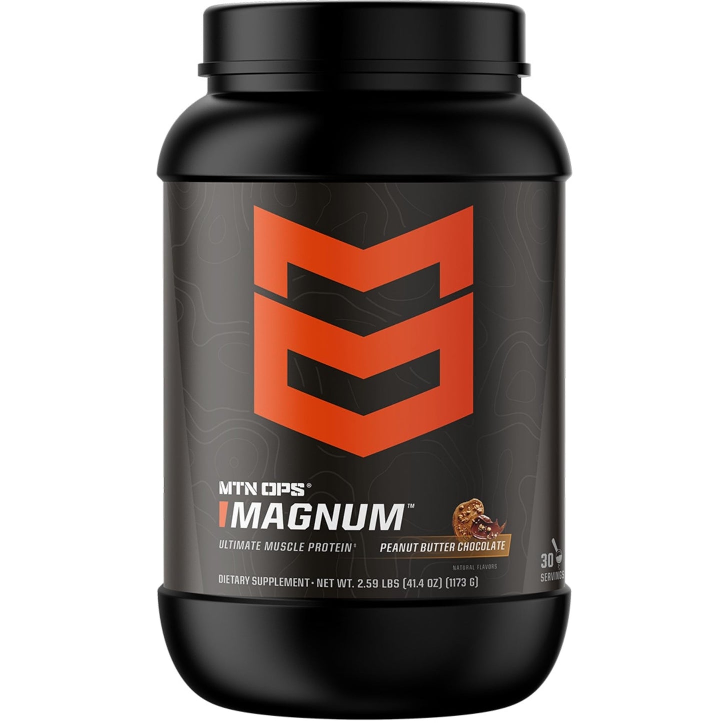 MTN OPS Magnum Whey Protein Powder Peanut Butter Chocolate 41.4 oz