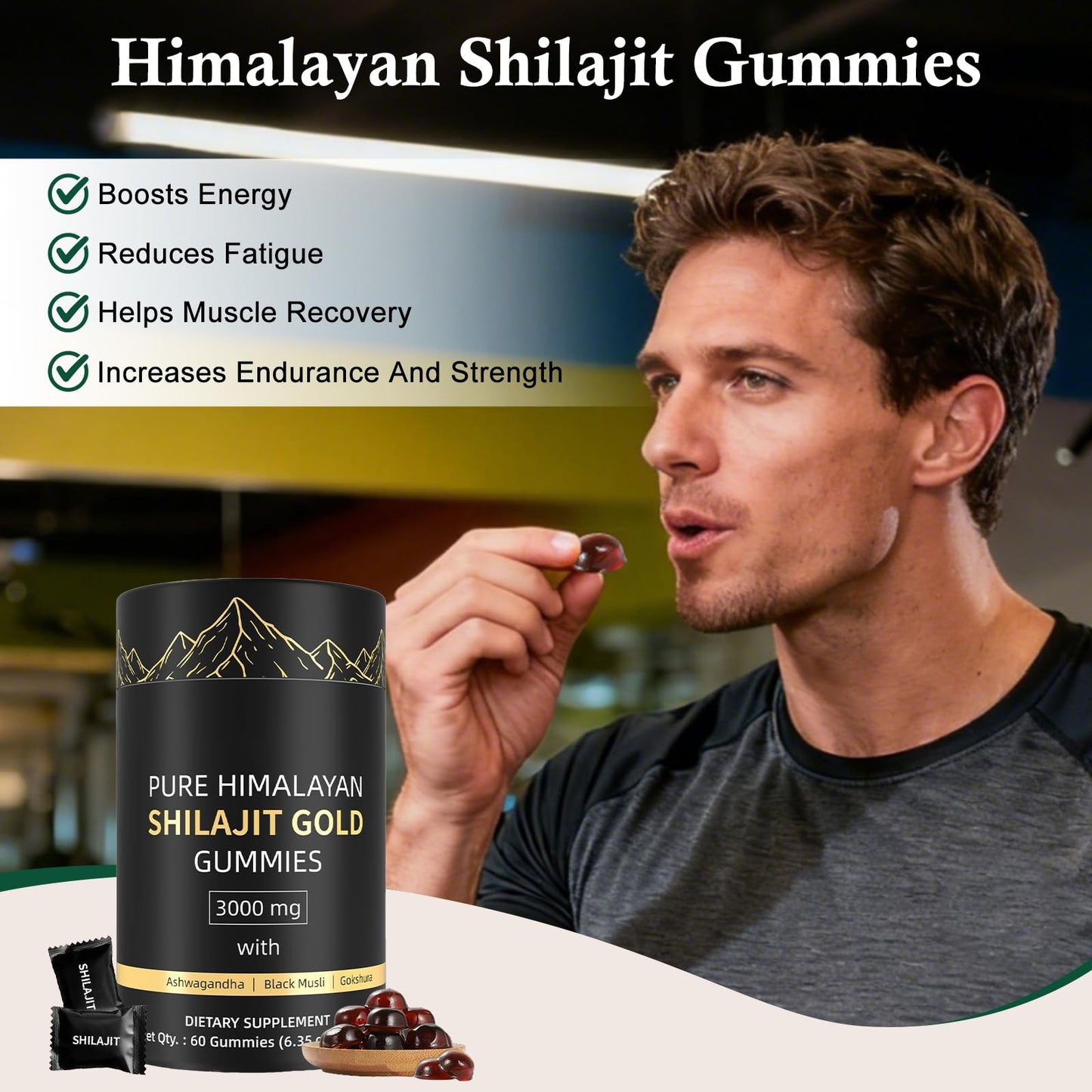 Craftmetal Shilajit Gummies, Gummy, 60 Count
