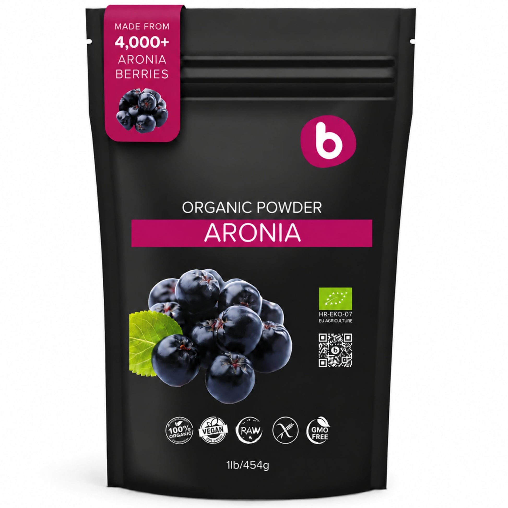 b Aronia Berry Powder, 16 Ounce