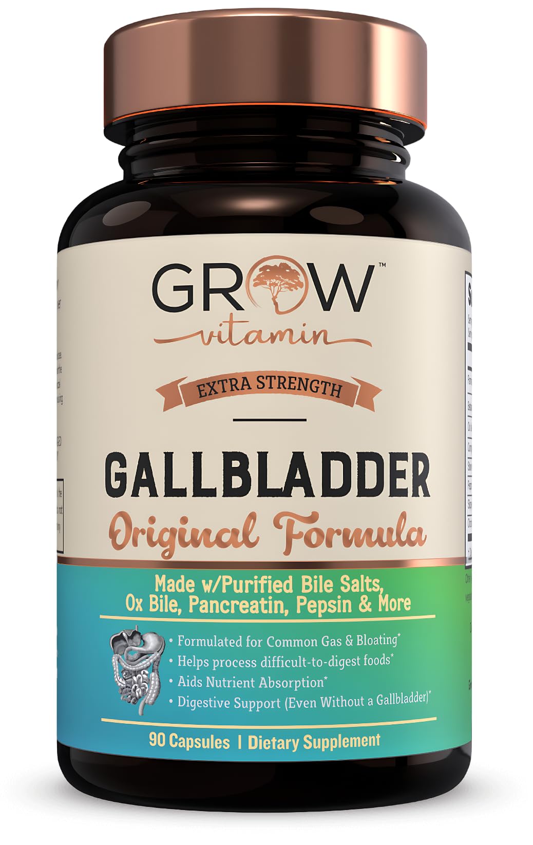 Grow Vitamin Original Gallbladder Formula Capsule, 90 Count