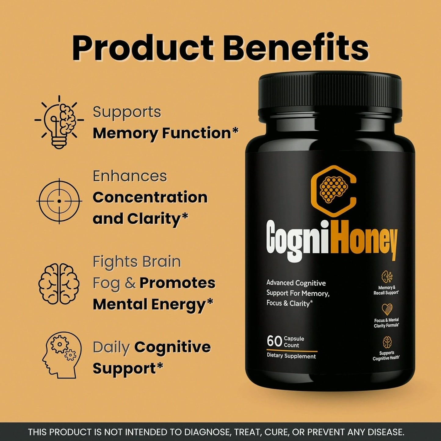 KYFLAG CogniHoney Capsules, 180 Capsules