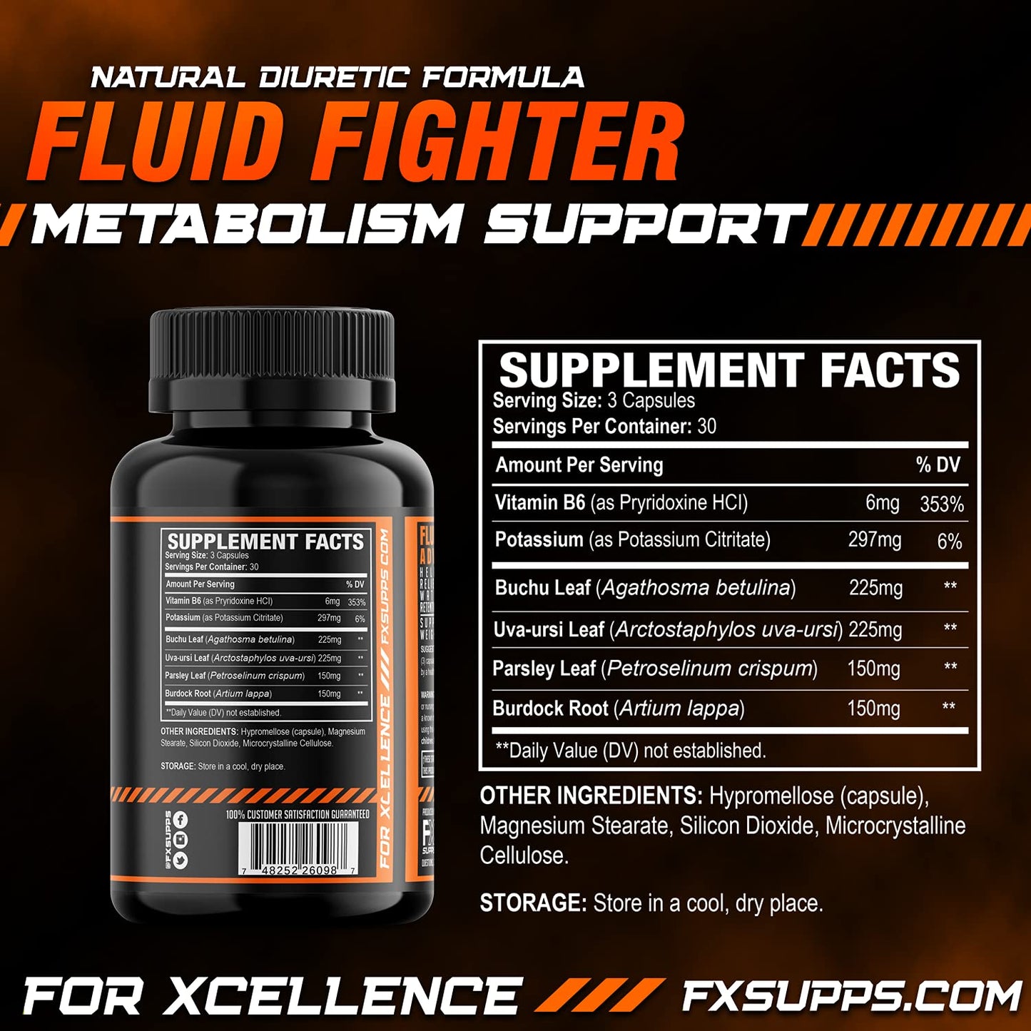 FXSUPPS Fluid Fighter Capsule 90 Capsules