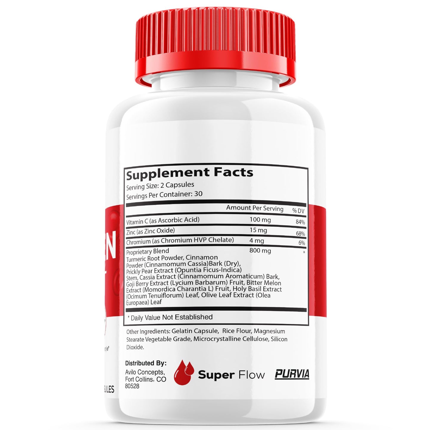 Purvia Super Flow Glycogen Optimizer Capsule, 120 Count