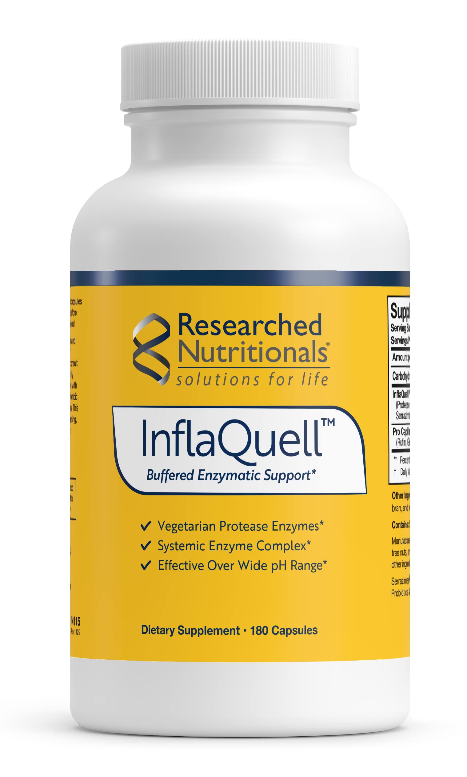 Researched Nutritionals InflaQuell 180 Capsules