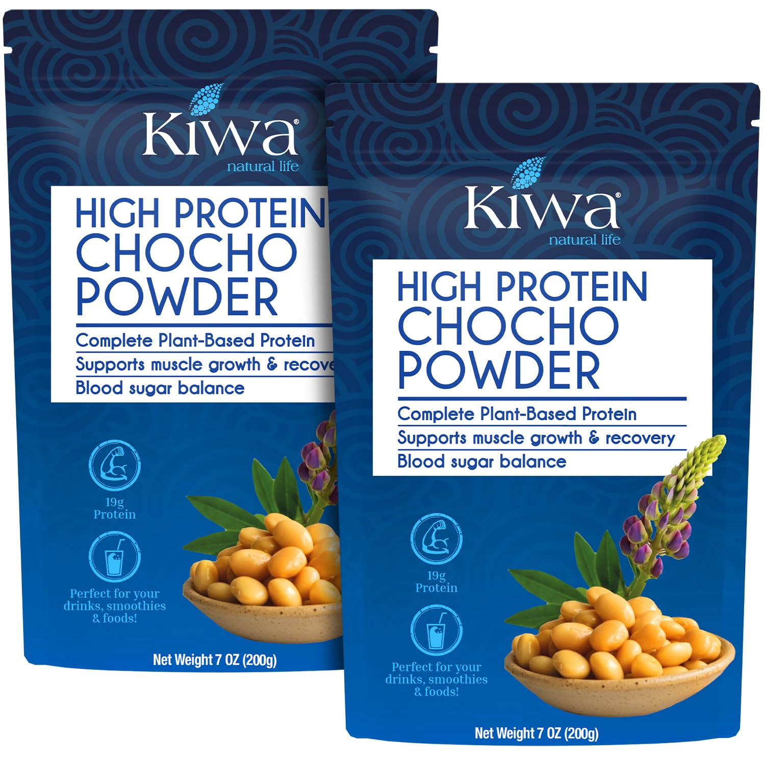 Kiwa Chocho Powder 14 oz - Complete Plant-Based Protein from Andean Lupin