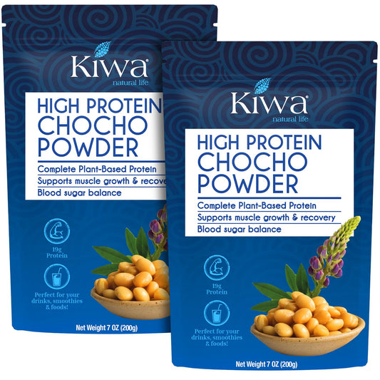 Kiwa Chocho Powder 14 oz - Complete Plant-Based Protein from Andean Lupin