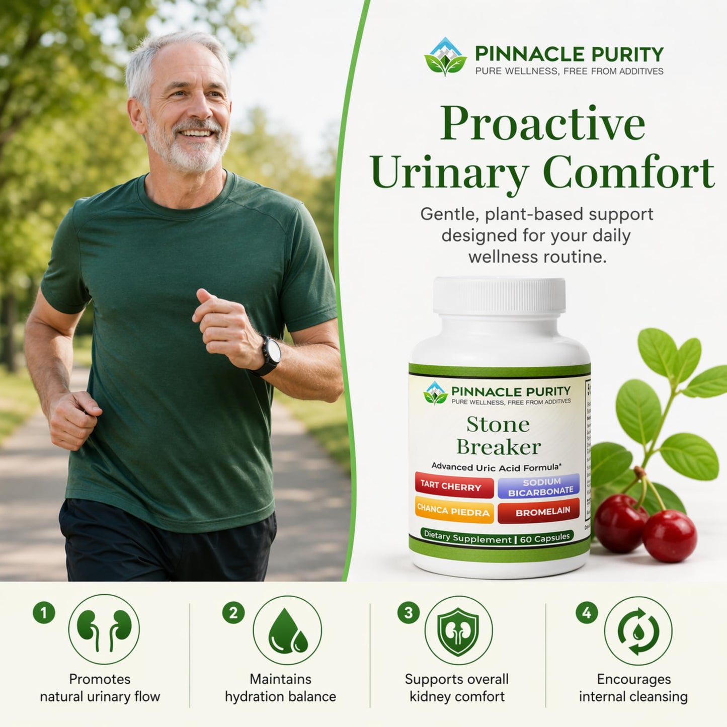 Pinnacle Purity Stone Breaker Capsule, 60 Capsules