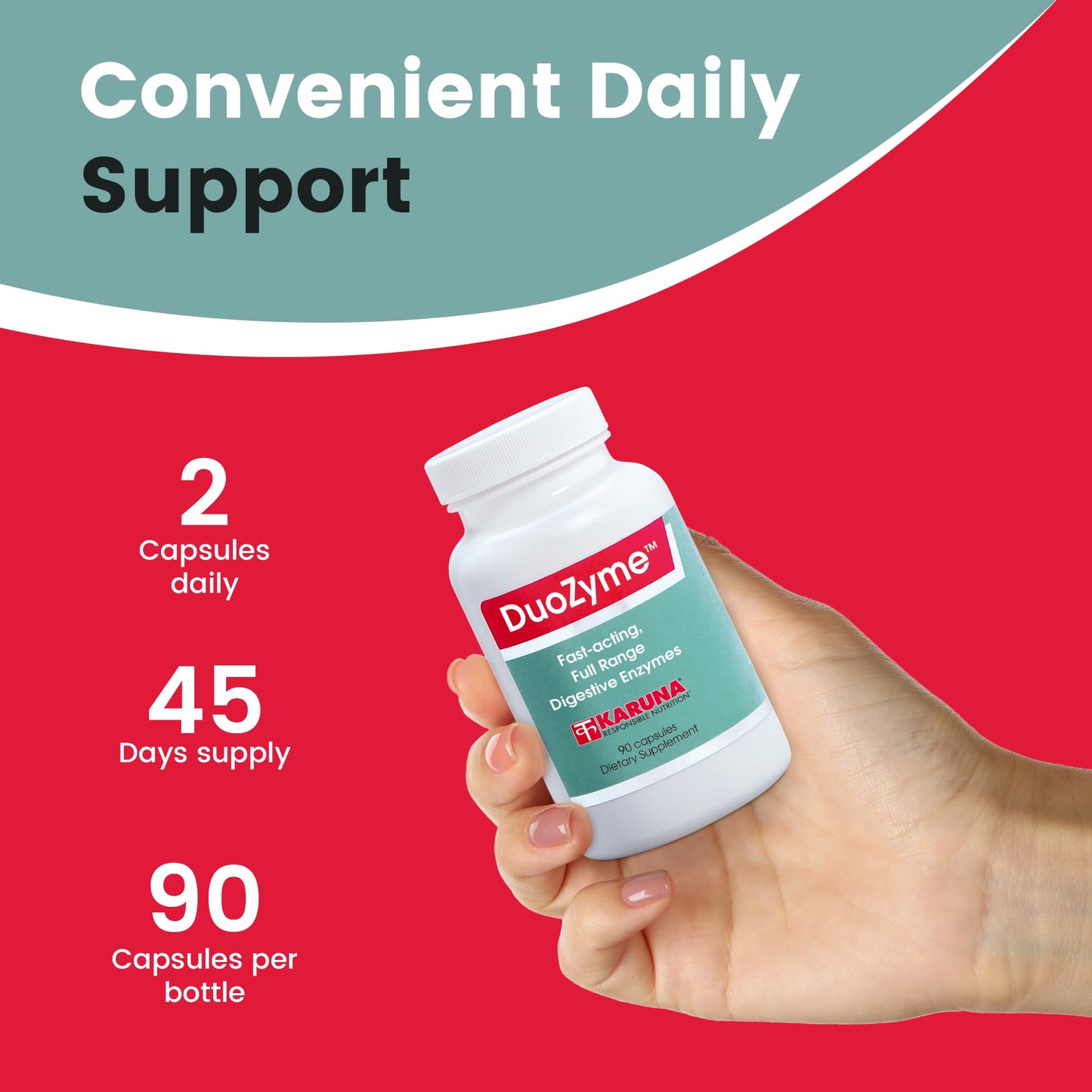 Karuna DuoZyme Capsule, 90 Capsules