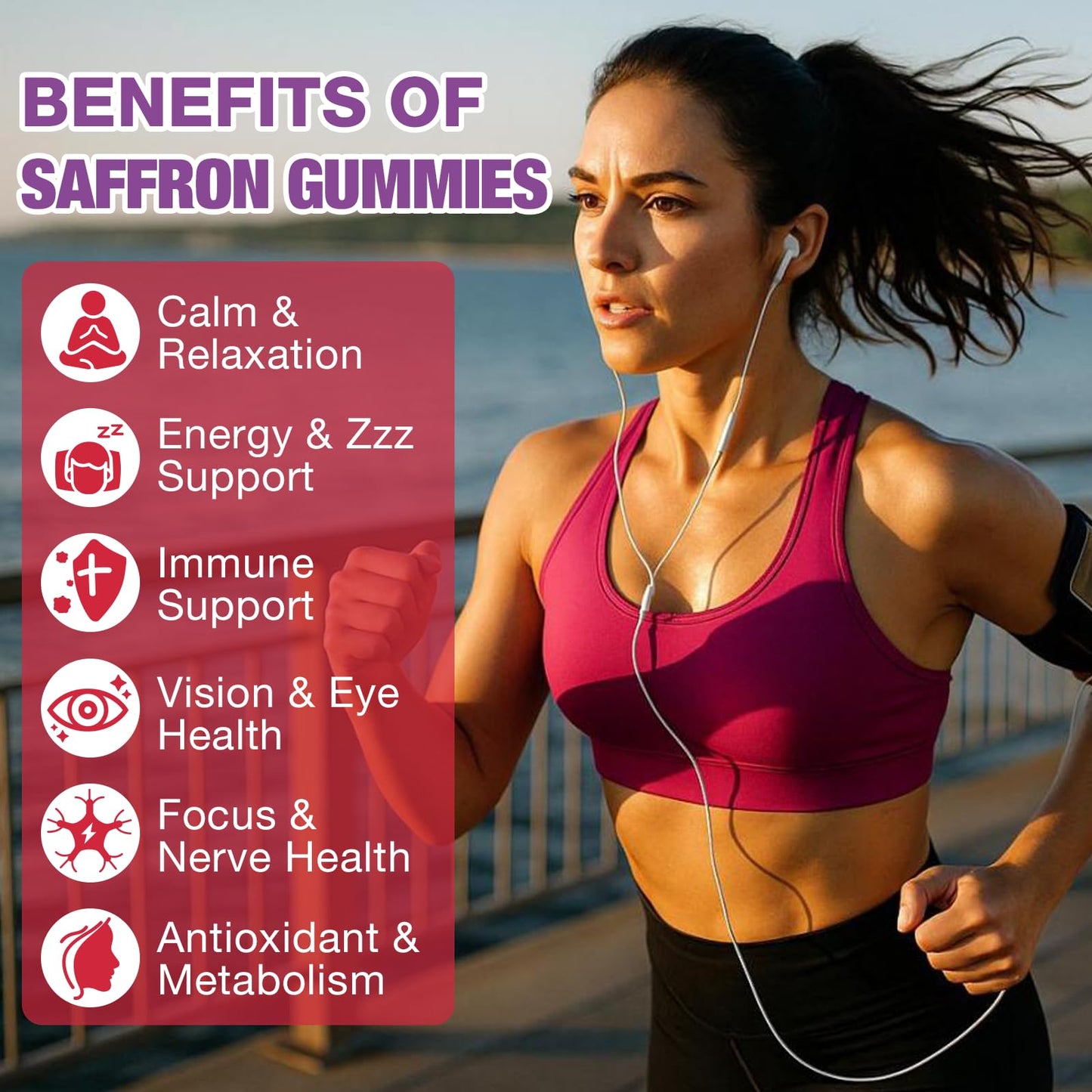 Aurear Saffron Gummies 60 Count