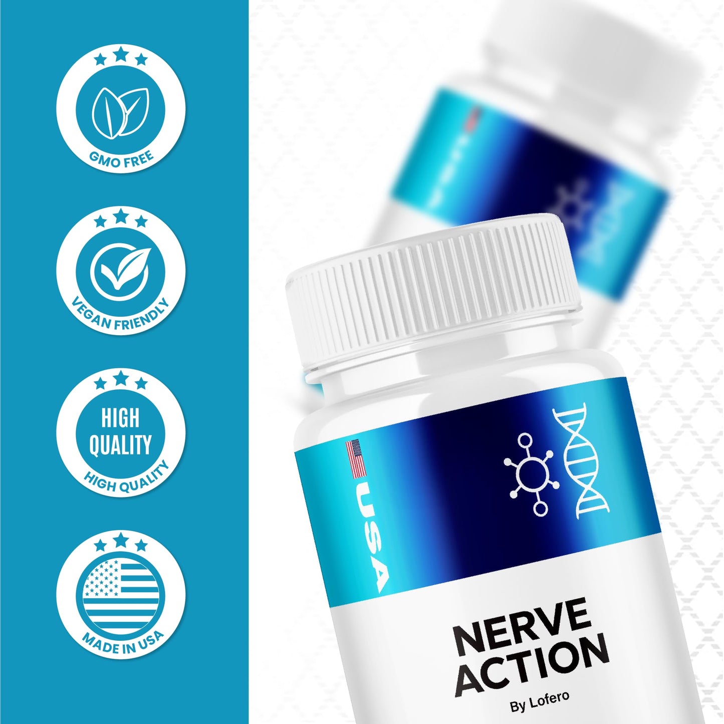Lofero Nerve Action Capsules 180 Capsules