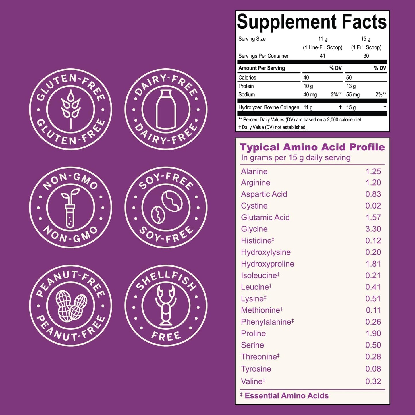 Live Conscious Collagen Peptides Powder, 32 Servings