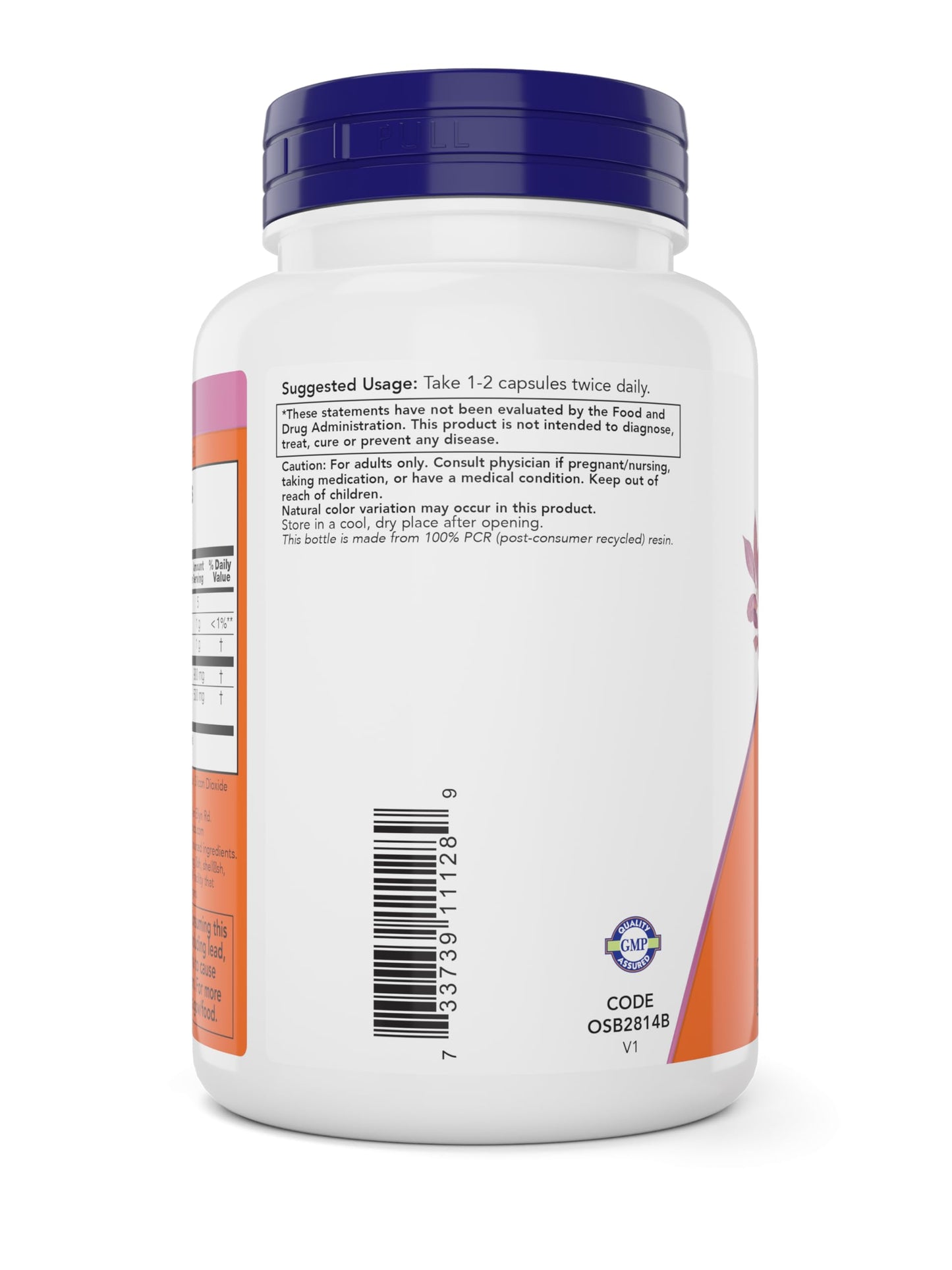 NOW Foods Mannose Cranberry Capsules, 240 Capsules