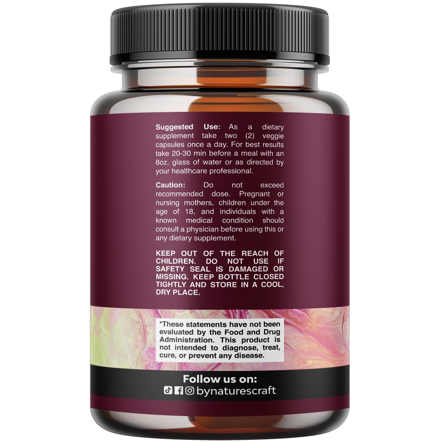 Natures Craft D-Mannose Capsules for Urinary Tract Health, 30 Capsules