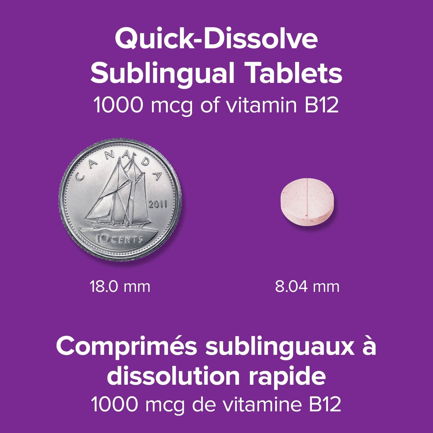 Webber Naturals Vitamin B12 1000 mcg Methylcobalamin Sublingual Tablets, 150 Tablets
