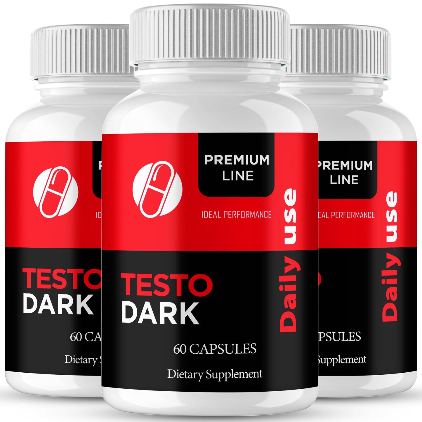 IDEAL PERFORMANCE TestoDark Capsules, 180 Capsules